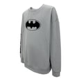 thumbnail image 2 of Sudadera Batman Talla 16 EG Sustentable Cuello Redondo Diseño Logo Gris, 2 of 4