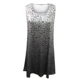 thumbnail image 4 of ClodeEU Summer Sleeveless Dresses for Women ,Casual Floral Print Tshirt Sundress with Pockets, Loose Tank Beach Dress White,Womens Plus XXL, 4 of 4