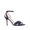 Navy, variant on Womens Navy Crisscross Straps Ankle Strap Padded Venus Round Toe Stiletto Buckle Leather Dress Sandals Shoes 6.5 M