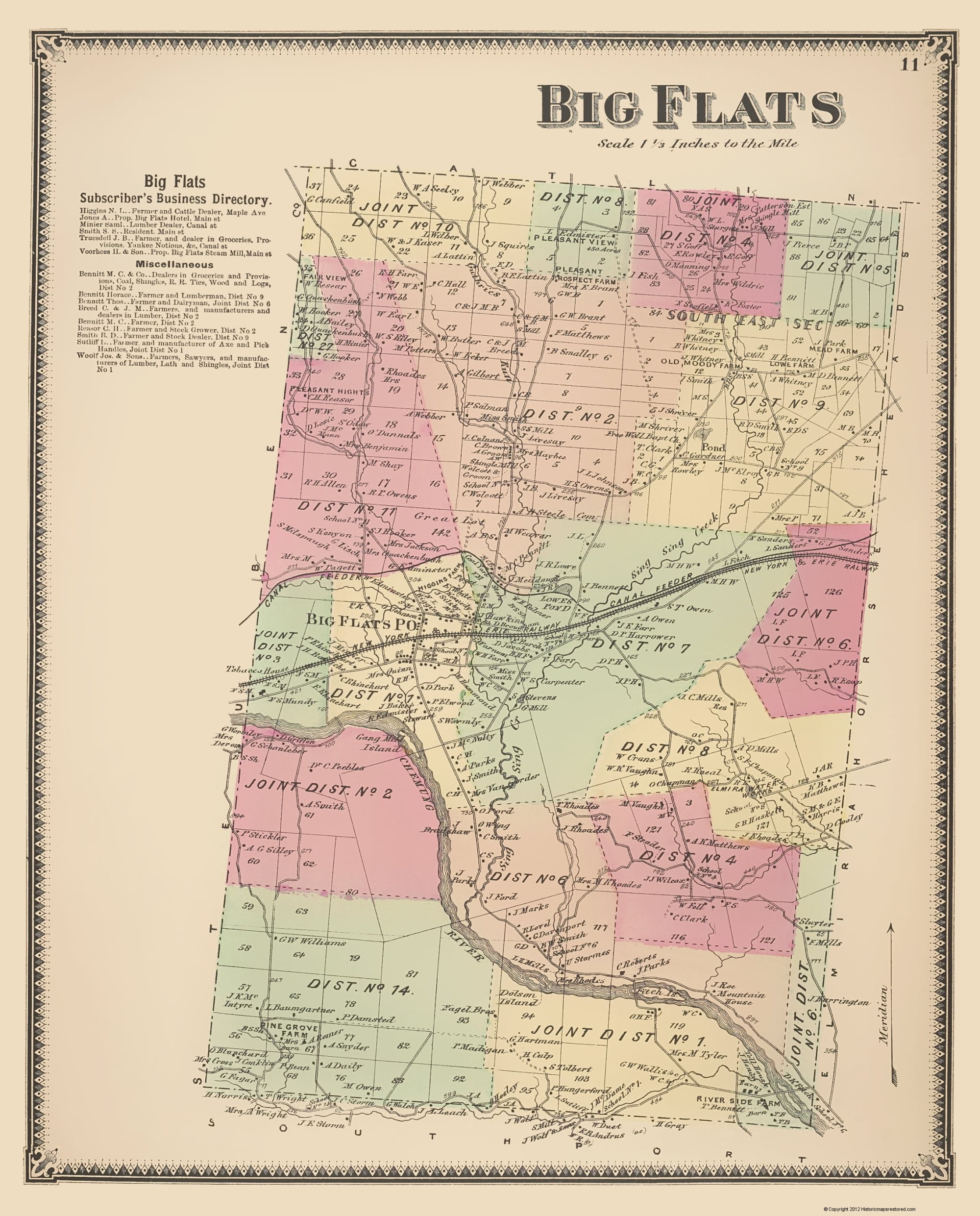 Big Flats New York Beers 1869 23.00 x 28.53 Glossy Satin Paper