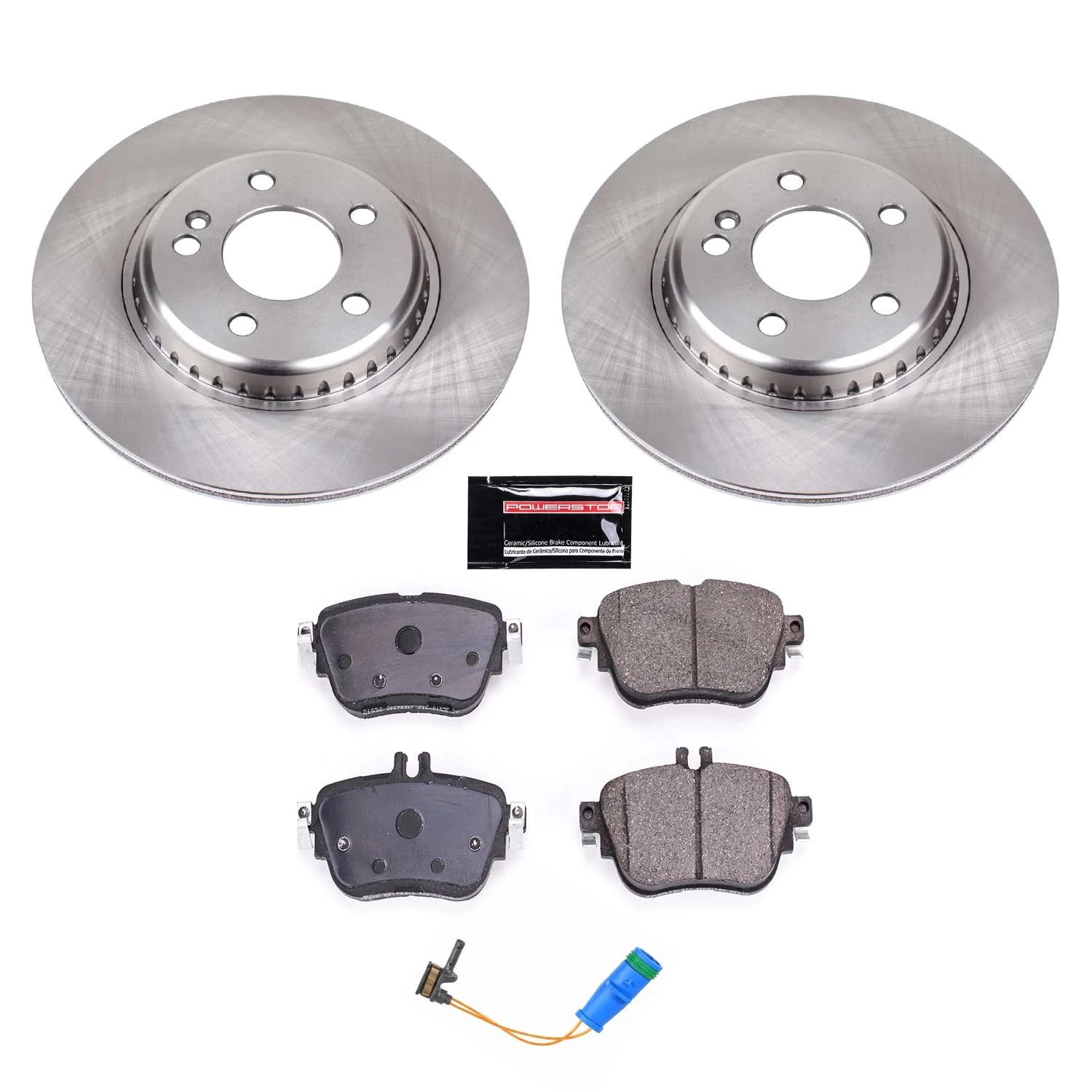 PowerStop Rear Stock Replacement Brake Pad and Rotor Kit Fits: MERCEDES-BENZ Select Models KOE7968