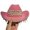 style 3, variant on Pearls Cowboy Hat Flickering Tassels Hat for Disco House Cocktail Parties