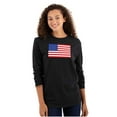 thumbnail image 3 of Classic American Flag USA Pride Long Sleeve TShirt Men Women Brisco Brands S, 3 of 6