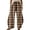 Khaki, variant on kaondbfi Spring Fall Essentials Casual Clothing Lady's Four Pocketed Double Printed Casual Pants Summer Casual Pants for Women