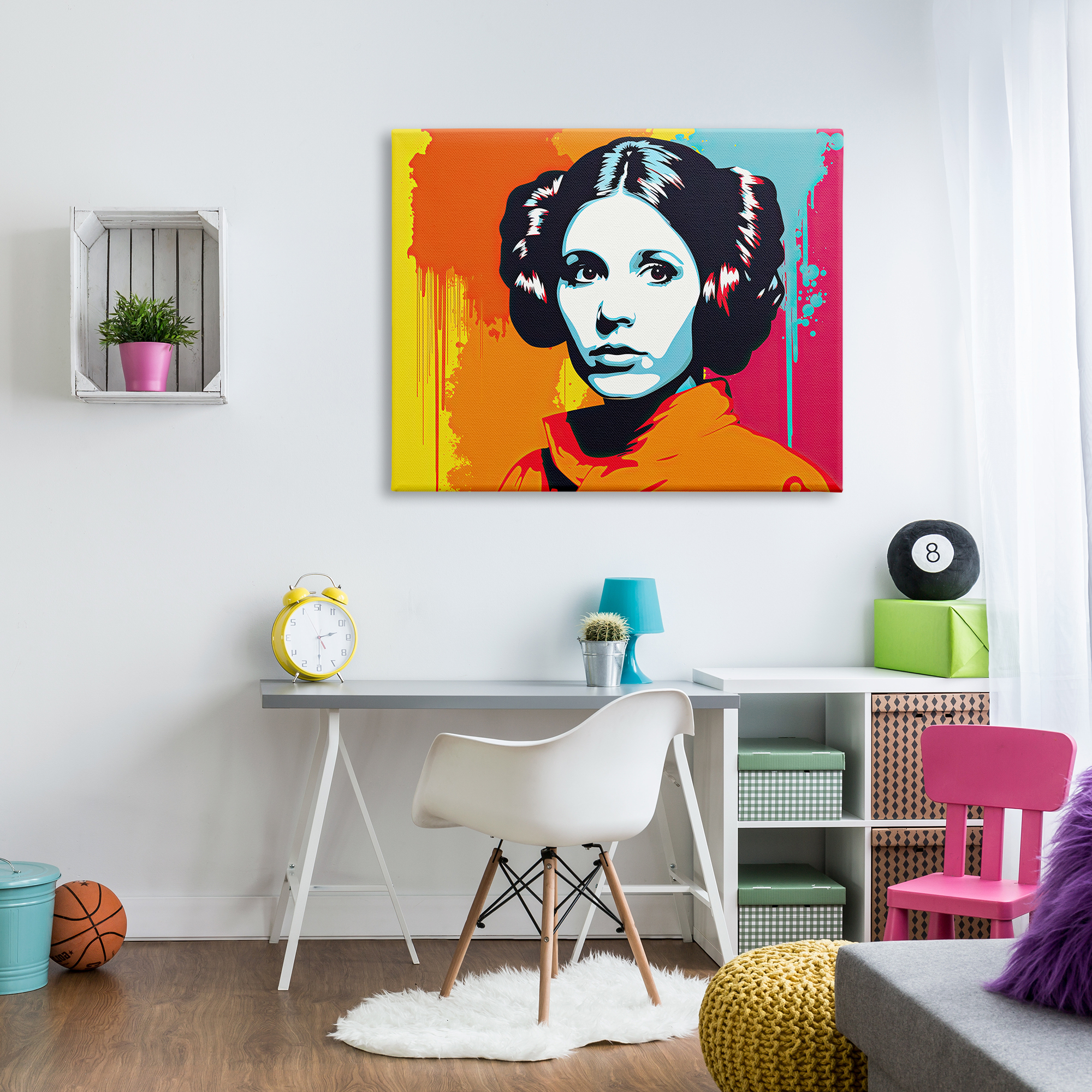 Stupell Industries Urban Pop Sci-Fi Woman Fairy Tales & Fantasy Painting Gallery Wrapped Canvas Art Print Wall Art, 48 x 36