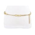 thumbnail image 4 of New Women Gold Metal Thick Chain Chunky Links Bling Fashion Belt Size M L XL, 4 of 12