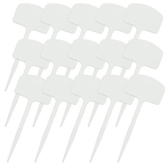 50 Pcs Plant Marker Adorable Garden Tag Small Label Succulents White Plastic