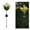 White_Free Size, variant on Gnmfd Solar Lilium Flower Garden Plug Lights with 7 LED Heads, Waterproof Outdoor Courtyard Decorative Mood Lighting, Automatic Sunlight Charging for Patio Lawn Pathway Yard Decor