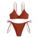 thumbnail image 2 of Traje de baño para mujer, estilo bikini de Europa y América, con efecto lavado, para mujer., 2 of 4