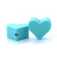thumbnail image 1 of Cuentas de silicona en forma de corazón para bebé, cuentas masticables para dentición, chupete, mordedor, collar, accesorios, 14mm, 10 unidades por lote, 1 of 4