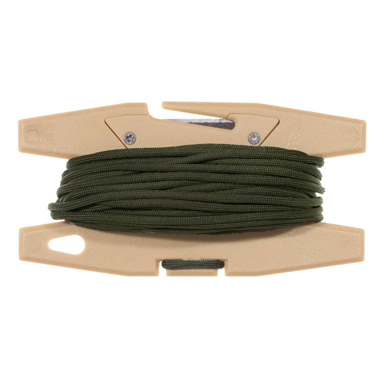 GOLBERG 550 Mil Spec Paracord with a Spool Tool Winder - Both Paracord and  Tool Available in a Variety of Colors - Paracord 50 Feet 