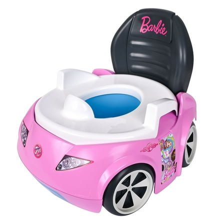Barbie Dream Potty Training Toilet, Includes Detachable Toddler Toilet Seat and Kids Potty, Ages 12 Months and Up, Pink