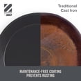 thumbnail image 5 of Zakarian By Dash 9.5 Inch Small Nonstick Cast Iron Skillet Titanium Ceramic Coated Frying Pan Blue, 5 of 5