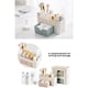 thumbnail image 4 of Jumpingount Cajón Estuche de almacenamiento de maquillaje Dormitorio en casa Cuarto de baño Cosméticos Joyería Bolígrafos Esmalte de uñas Bolsas de maquillaje Azul, 4 of 6
