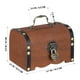 thumbnail image 3 of Caja de tesoro de madera Vorcool Caja de ahorro de dinero Bank Bank Piggy Bank Caja de almacenamiento de madera decorativa con cerradura, 3 of 5