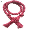 thumbnail image 1 of EIMELI 2Pcs Solid Color Weaving Cotton Linen Rope Curtain Tieback Holder Home Decor, 1 of 8