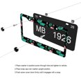 thumbnail image 5 of Flamingo and Tropical Leaves License Plate Frames Universal Aluminum Tag Holder Cover with 2 Holes Screws for Front Rear Car Plate Decor 12x6 Inch for Women Men, 5 of 6