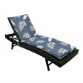 thumbnail image 2 of Outdoor Chaise Lounge Chair Cushion 75.98" x 22.83" Waterproof, High-Density Foam, Adjustable Straps, Patio Pool Deck Furniture Cushion (Fallen Leaves), 2 of 18