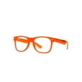 thumbnail image 1 of Gravity Shades Horn-Rimmed Clear Sunglasses, Neon Orange, 1 of 2
