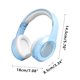 thumbnail image 3 of Auriculares inalámbricos Quinlirra con Bluetooth, micrófono enchufable, Bluetooth V5.3, para juegos y deportes. Regalos de cumpleaños para mujeres., 3 of 8