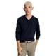 thumbnail image 1 of Jersey Tommy Hilfiger para hombre, algodón, cuello en V, azul marino, talla M, 1 of 5