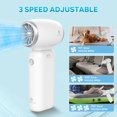 thumbnail image 5 of Portable Handheld Turbo Fan with 3 Speeds | 8000mAh Type-C Rechargeable Battery | 13,000 RPM Extreme Cooling | Bladeless Mini Fan for Travel, Camping, Hiking – Ideal for Men & Women, 5 of 14