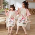 thumbnail image 1 of Camisón Kawaii de Anime MyMelody Kuromi Cinnamoroll, Vestido de manga corta de algodón de verano, pijamas de dibujos animados de Sanrios, ropa para el hogar, 1 of 4