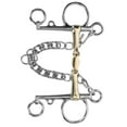 thumbnail image 2 of Accesorio de broca de caballo Pelham de acero inoxidable, accesorio de conector de latón de silicona articulado, 2 of 5