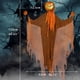 thumbnail image 3 of Adorno colgante de cabeza de calabaza con luz verde Wosthever decoración para fiesta de Halloween, 3 of 6