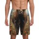 thumbnail image 1 of Fotbe Grassland Sunflower Cow Pantalones Cortos de Pijama para Hombre, Ropa de Dormir, Pantalones de Pijama Cortos para Hombre-Small, 1 of 6