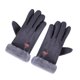 thumbnail image 1 of Women Cotton Gloves Touch Screen Compatible For Winter Sports 23x10x0.2cm Grey 1 Pair, 1 of 4