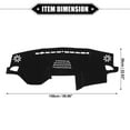 thumbnail image 6 of Unique Bargains Car Dashboard Cover Mat Compatible for Subaru Legacy 2015-2019, Protective Polyester Center Console Interior Trim Dash Board Mat Black, 6 of 7