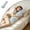 Sky Blue, variant on 2026 New Pea Pod Body Pillow for Side Sleeper, Ergonomic S-Shaped Full Body Support Pillow for Adults, Long Cooling Hug Pillow for Back Neck & Leg Support, Soft Bolster Pillow