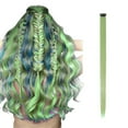 thumbnail image 1 of Extensions de Cheveux à Clip Colorées, Multi-Couleurs pour Fête Cheveux Synthétiques, 1 of 2