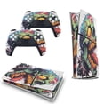 thumbnail image 5 of Psychedelic Zombie Skull Print PS5/PS5 Pro/PS5 Slim Digital Disc Skin Sticker For Console And Controller Skins, 5 of 7