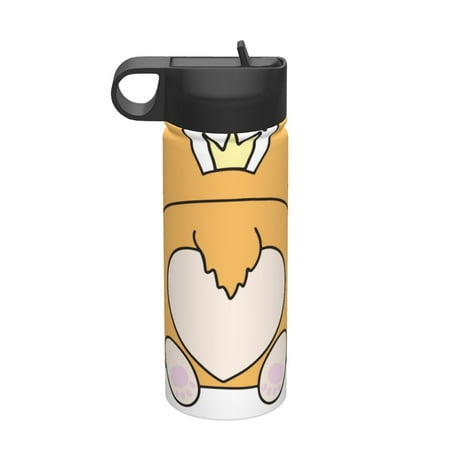 

Qekee Prince Corgi Dog Print 18OZ Sports Insulated Kettle Coffee Mug Travel Tea Mug Thermos Cup 18 Stainless Steel Water Bottle For Running Hiking Cycling