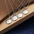 thumbnail image 2 of TINGN Disc Gold Initial Necklace For Women Personalized Alphabet Initial Necklace For Women, 2 of 5