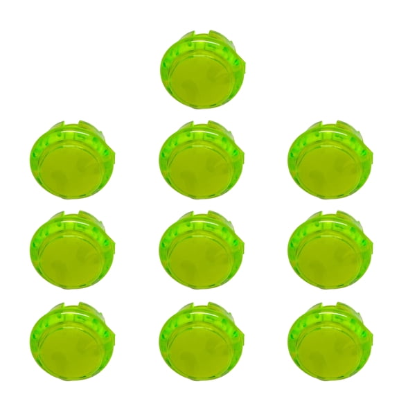 10Pcs Arcades Push Button 24mm/30mm Game Start Resetting Switches Controller for Arcades Game Machine Easy to Use