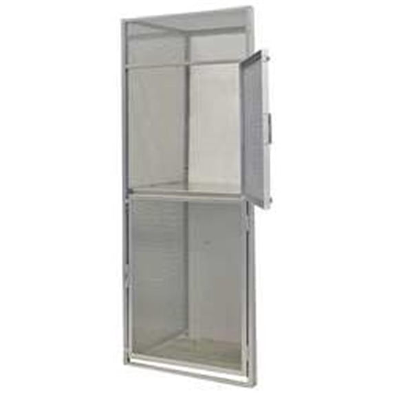 Hallowell BSL366090-R-2A-PL Hallowell Bulk Storage - BSL Locker, 36 in. W x 60 in. D x 90 in. H, 711 Platinum, Double Tier, Add-on Unit, Knock-Down
