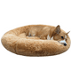 thumbnail image 1 of Camita Bienestar Cama Redonda Antiestrés para Perros Doble Vista Memory Foam Mediana 80cm - Beige, 1 of 2