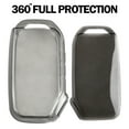 thumbnail image 3 of For Kia Forte Soul K3 K5 K8 Sorento Seltos Black Transparent Key Fob Case Cover, 3 of 11