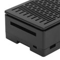 thumbnail image 3 of Protective case for Raspberry Pi 4B ABS shell Reserved all ports for HDMI USB A/V Black, 3 of 5