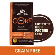 Wellness CORE Natural Grain Free Dry Dog Food, Original Turkey & Chicken, 4-Pound Bag
