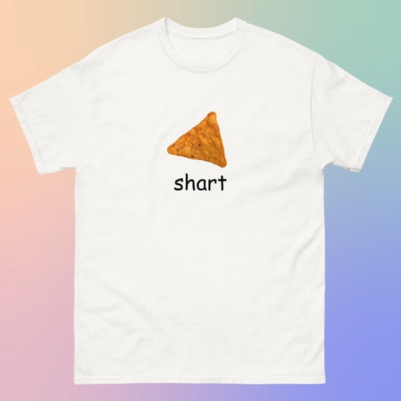 Shart Chip Dorito T-Shirt Funny Snack Meme Graphic Tee, Humor Joke Shirt