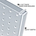 thumbnail image 4 of The Ultimate DIY Multi-Purpose 24-Piece Pegboard Wall Organizer Kit with Two Panels and Accessory Assortment (2- 13.5"W X 22"H), 4 of 5