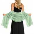 thumbnail image 6 of Shrysg Women's Flowing Chiffon Shawl Wrap Scarf Solid Color Casual Lightweight Cover-Up for Weddings Parties Daily Wear Camouflage, 6 of 7