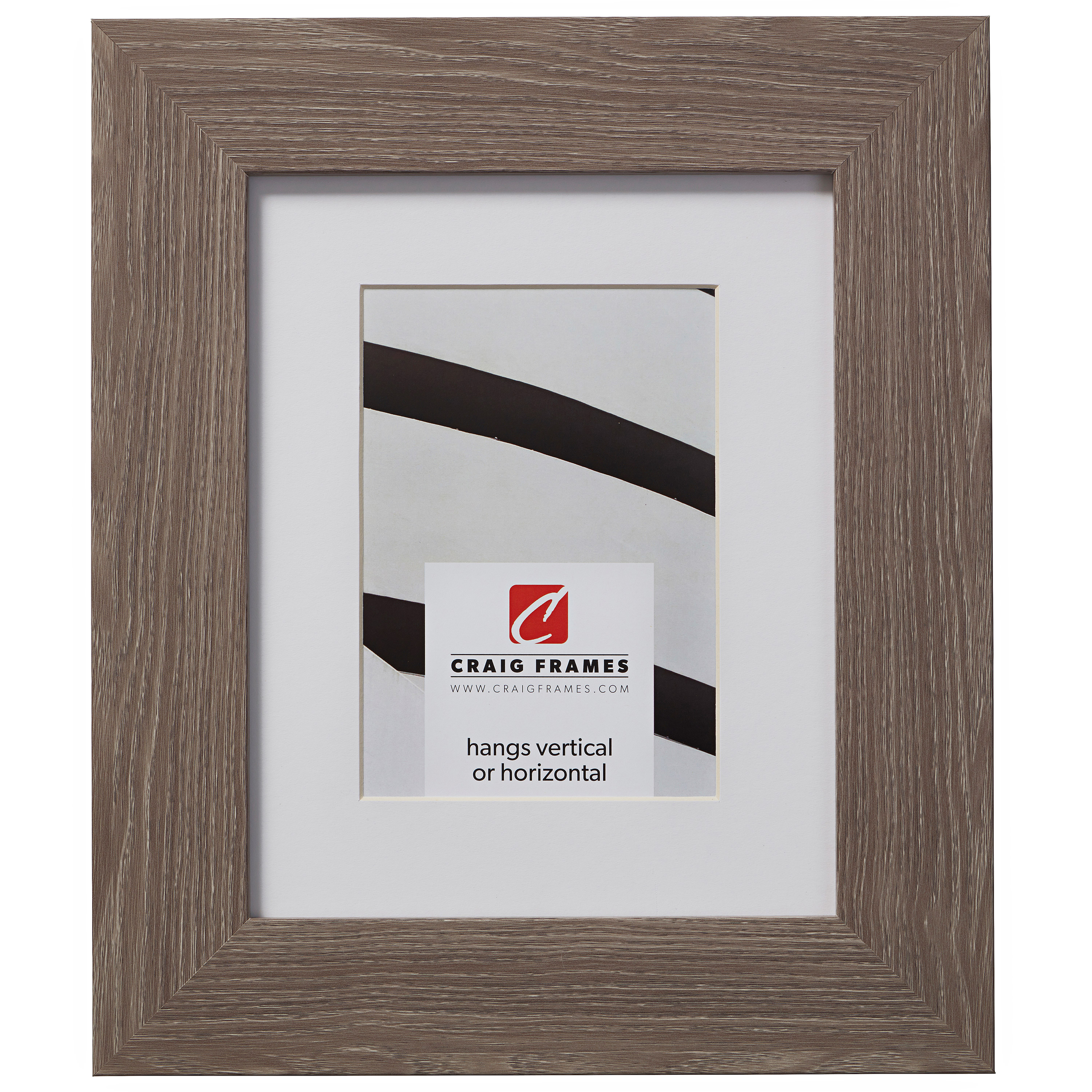 Craig Frames 7416051212 American Barn White 12x12 Inch Faux Barnwood Picture Frame 2 Wide