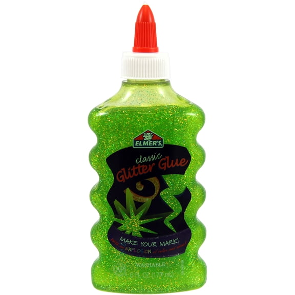 Elmer's Glitter Glue 6oz Green
