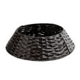 thumbnail image 2 of Woven Plastic Christmas Tree Collar, Textured Woven Xmas Tree Base Ring Skirt 60x40x17cm for Artificial Trees, Cozy Indoor Festive Holiday Decoration, 2 of 8