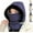 Blue, variant on Thermal Hat with Face Mask Balaclava Men Women, Plush Fleece Winter Ski Windproof Full Face Hood
